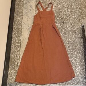 Topshop Rust Maxi Dress